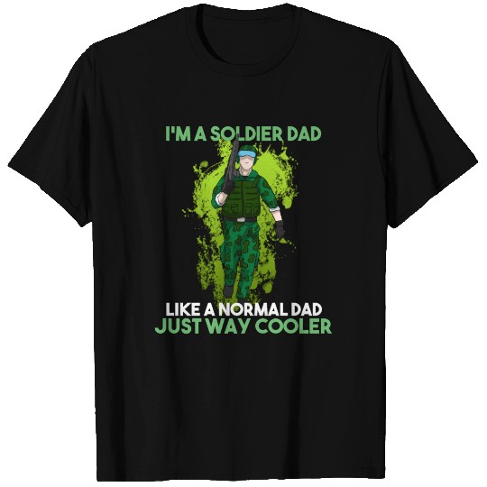 German Armed Forces father soldier sergeant daddy T Shirts