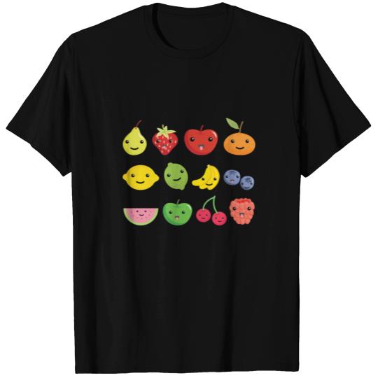 Cute Vegetable Apple Orange Melon Summer Foodie T Shirts