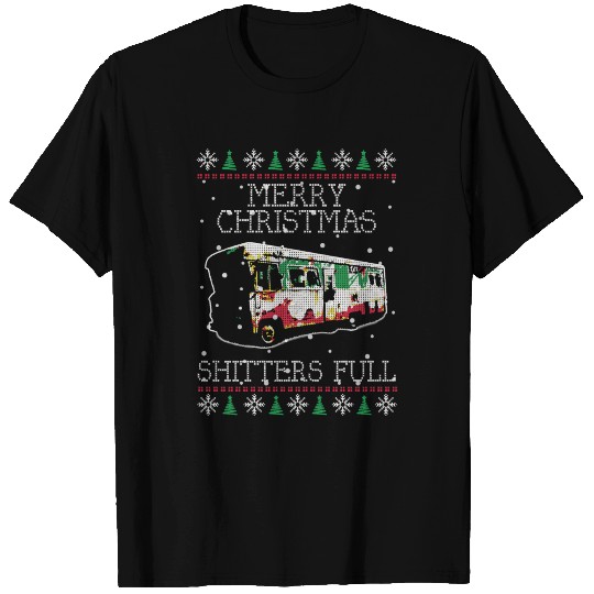 Merry Christmas Shitters Full Ugly Funny T Shirts