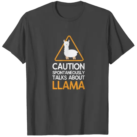 Llama Alpaca Gift Idea Fluffy Shaggy T Shirts