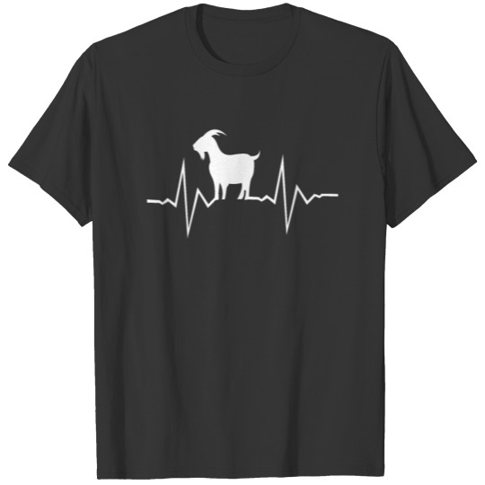 goat heartbeat for farmer with goats T-shirt