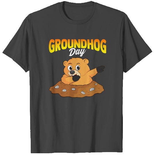 Funny Dabbing Groundhog Day Dab T Shirts