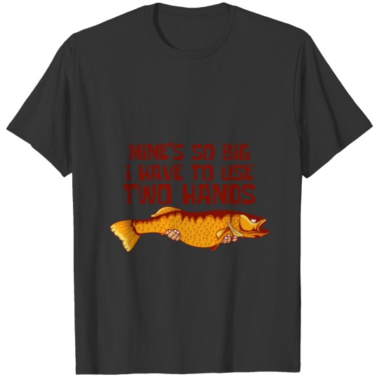Fish Fishing Funny Flirt Pervert Size Gift T-shirt