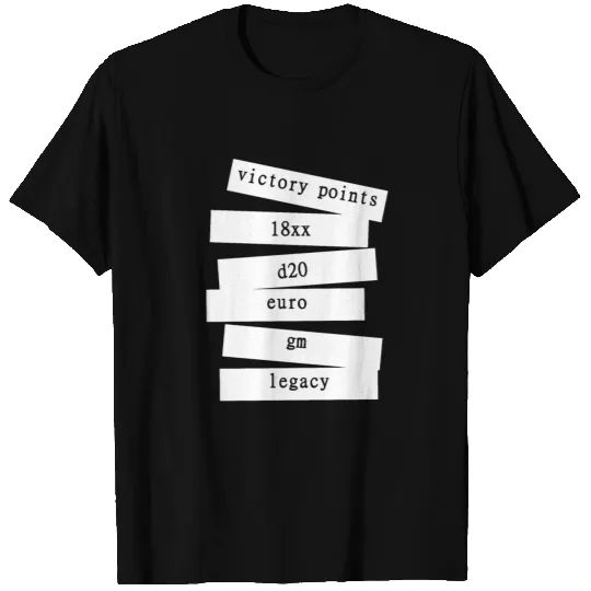 Board game slang modern stripe design T Shirts