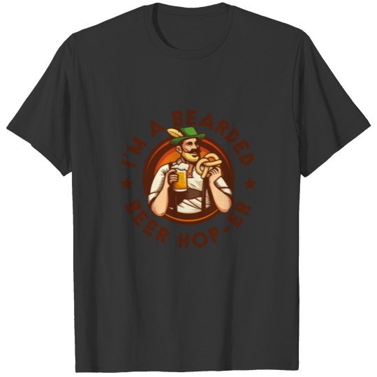 I'm A Bearded Beer Hop-er T-shirt