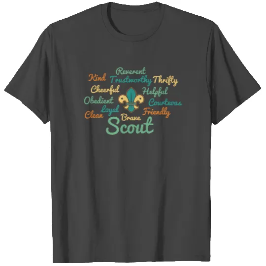 Scout law scout scouting member supporter T Shirts