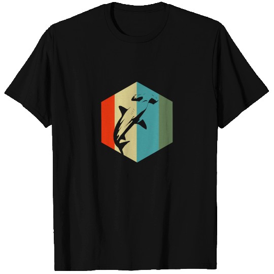 Vintage Retro Hammerhead Shark T Shirts