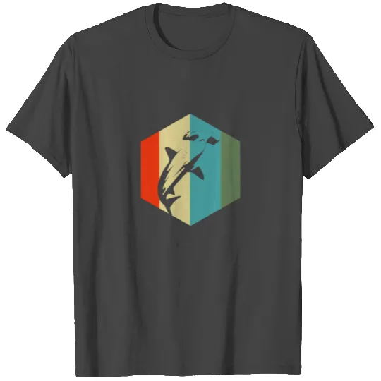 Vintage Retro Hammerhead Shark T Shirts