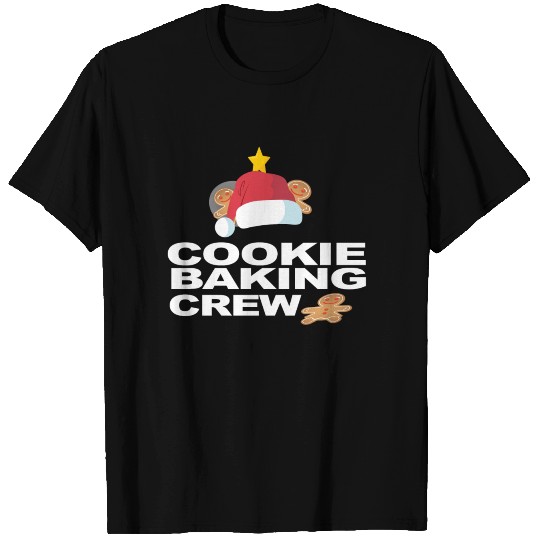Cookie baking crew santa claus hat merry christmas T Shirts