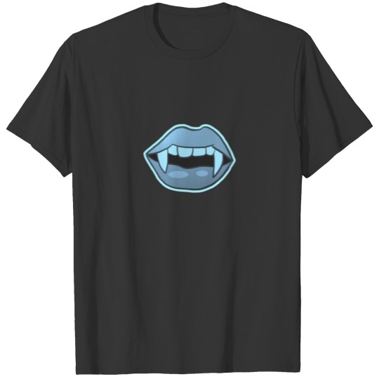 Sexy Halloween vampire lips blood T-shirt