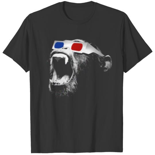 3D Chimp T Shirts
