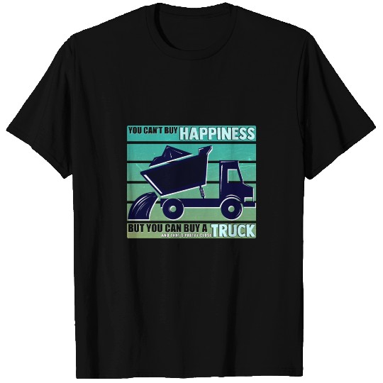 Truck Driver Load Miles Happy Trucker Road Runner T Shirts