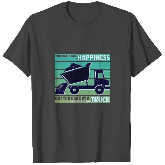 Truck Driver Load Miles Happy Trucker Road Runner T Shirts