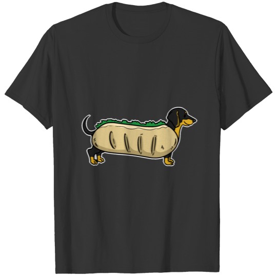 Funny Dachshund Dog Weiner Hot-Dog T Shirts