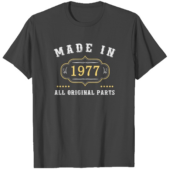 All original parts 1977 T Shirts