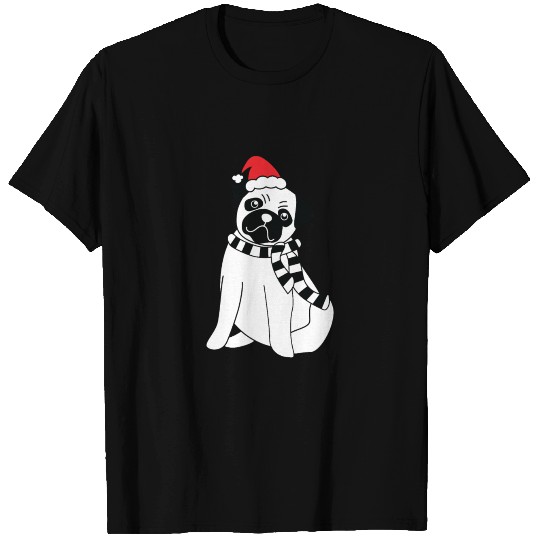 Christmas Pug T Shirts