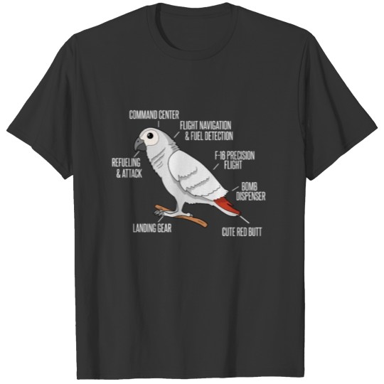 Anatomy African Parrot Bird Lover T-shirt
