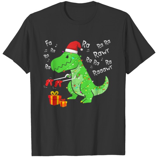 Dinosaur Fa Ra Ra Ra Rawr T Rex Funny Christmas Xm T Shirts