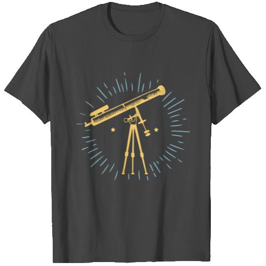 Telescope Retro Astronomy Gift Idea T Shirts