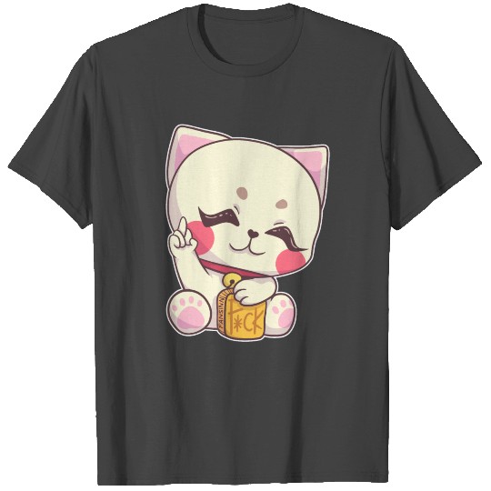 cat middle finger stinky finger fuck you arrogant T Shirts