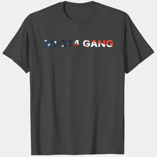 DD 214 Gang American Flag T Shirts