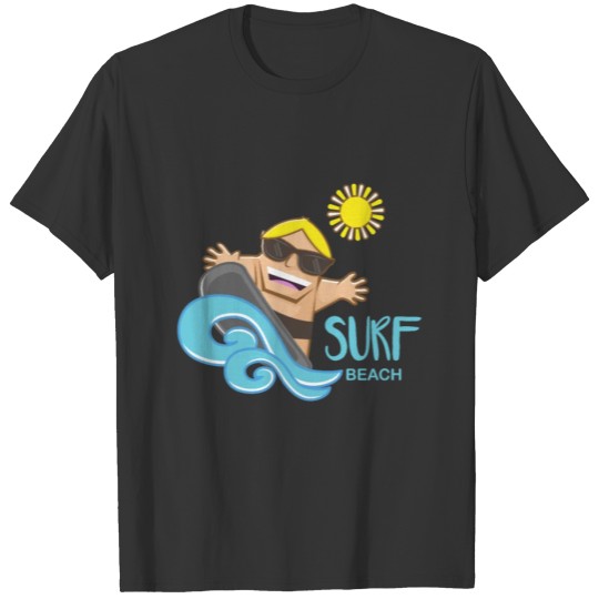 Surf beach sunshine T-shirt