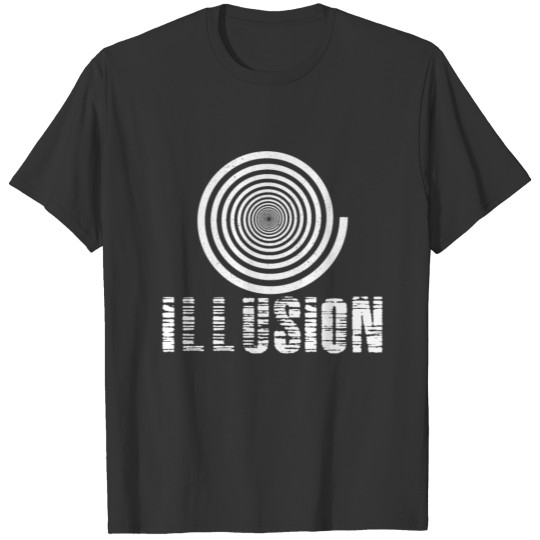 Funny Optical Illusion Hypnotic Gift Magician gift T-shirt
