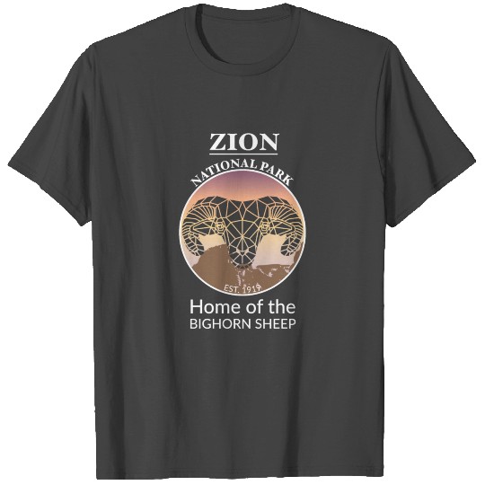 Zion National Park Est.1919 - Home of the Bighorn T Shirts