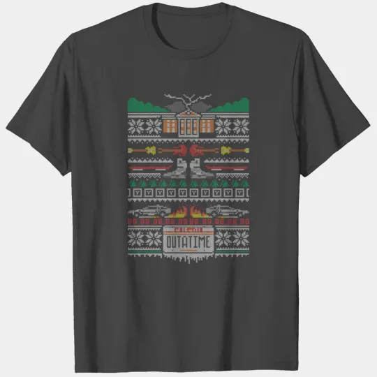 Back to the Future Christmas Design T Shirts