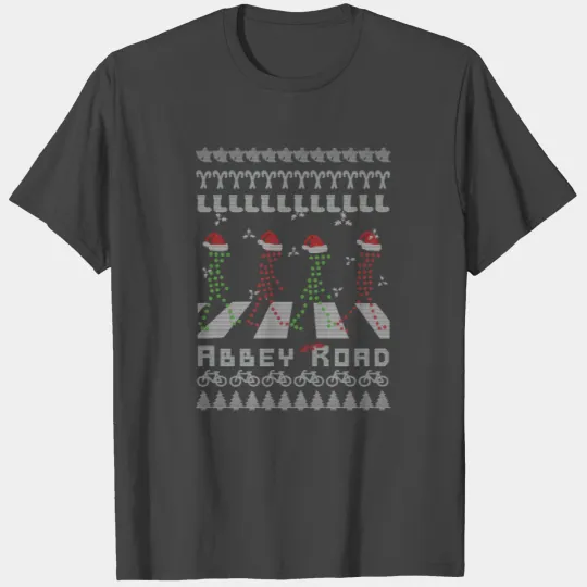 Abbey Road Christmas Design T Shirts