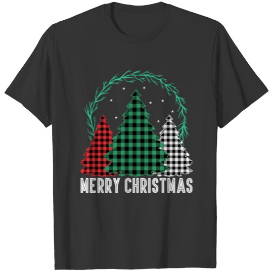Merry Christmas I Snowflakes Christmas Tree T-shirt