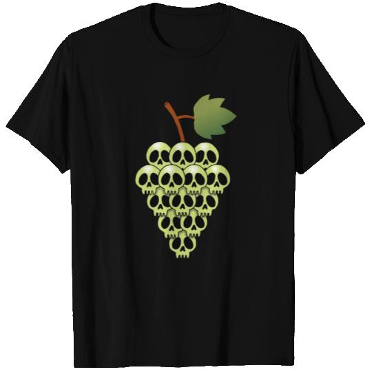 Grape skull T Shirts