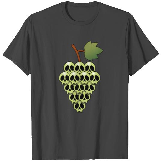 Grape skull T Shirts