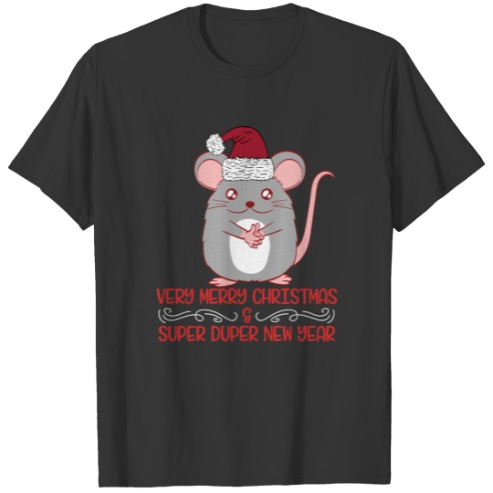Very Merry Christmas & Super Duper New Year Year T-shirt
