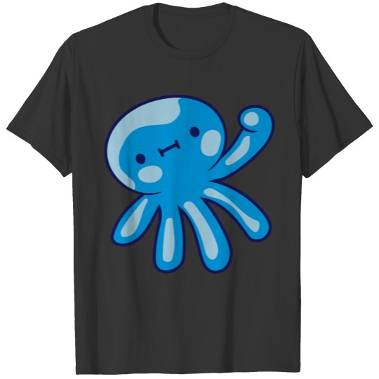 Cute waving octopus T-shirt