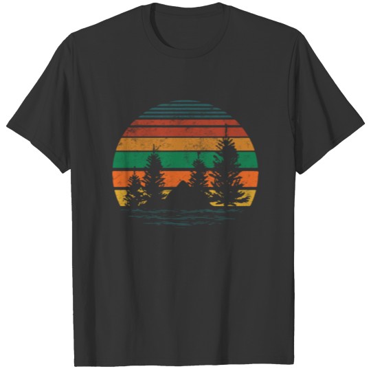 Vintage Scout Mountain Hiking Camping Forest T Shirts