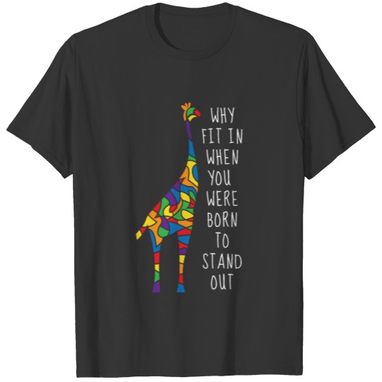 Autism Giraffe Autism Gift T-shirt