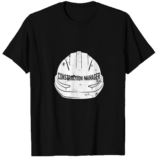 Construction Manager Helmet T Shirts