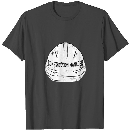 Construction Manager Helmet T Shirts