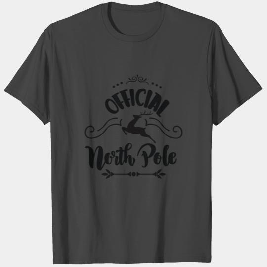 Official North Pole - Christmas Gift T Shirts