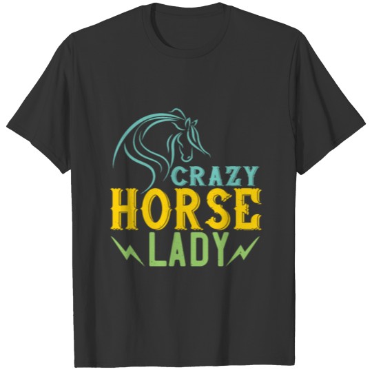crazy horse lady T-shirt
