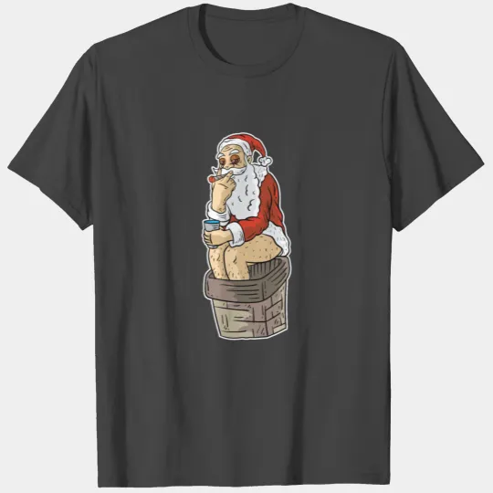 Jolliest Asshole Funny Santa Claus Christmas X-Mas T Shirts