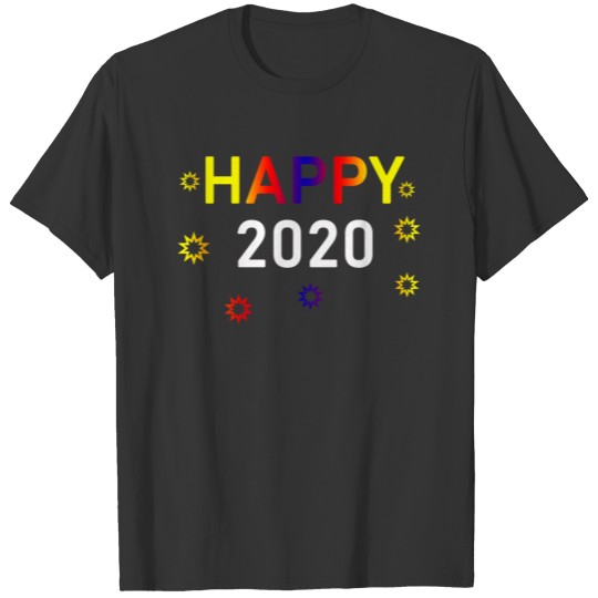 new year shirt happy 2020 T-shirt