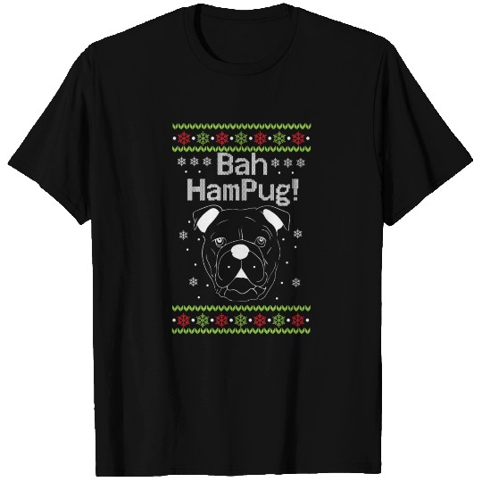 Ham pug Christmas T Shirts