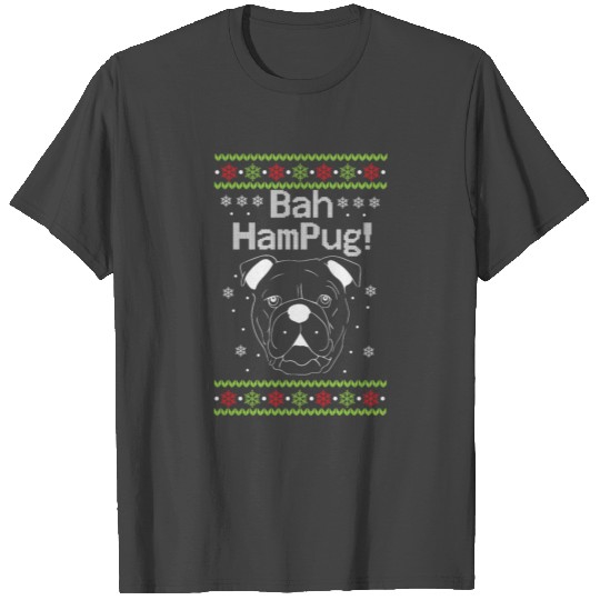 Ham pug Christmas T Shirts