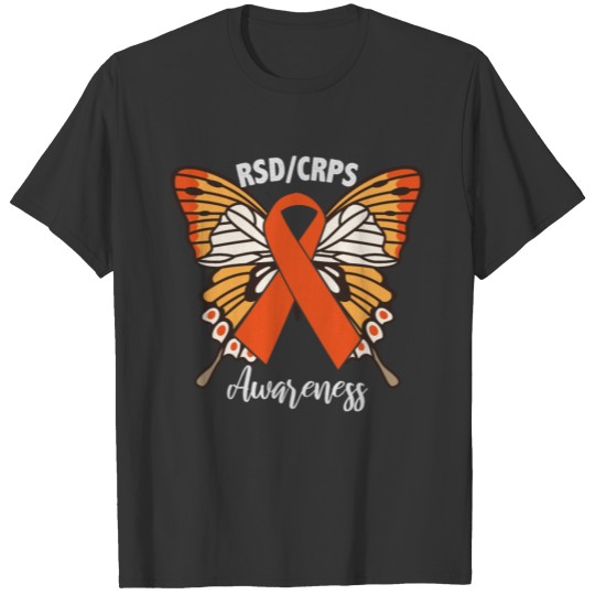 Orange Ribbon CRPS RSD Awareness T-shirt