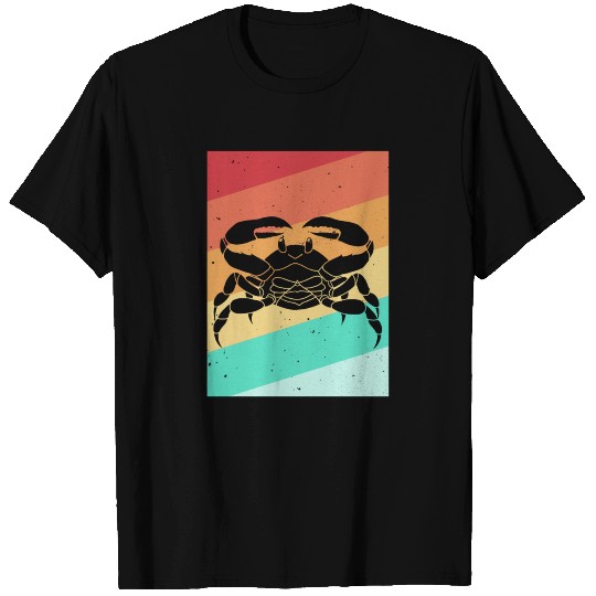 crab crayfish lobster vintage retro T Shirts