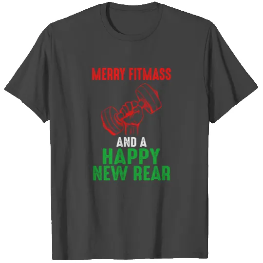 Christmas Fitness Exercise Xmas Gift T Shirts