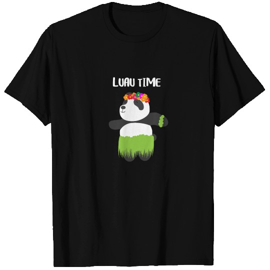 Aloha Hawaii Hawaiian luau Panda Dance hula T Shirts