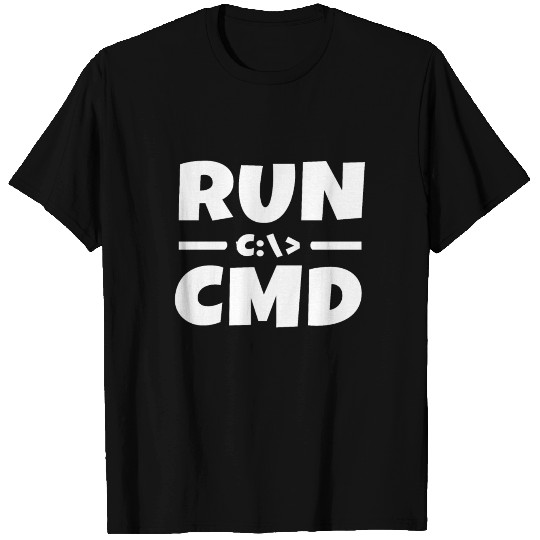Run cmd | Computer Nerd | Web Designer | CSS | exe T Shirts
